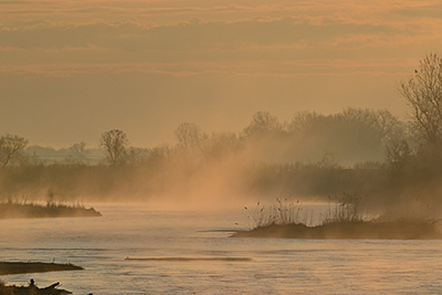 Platte River, Early Morning, Nebraska, 2012