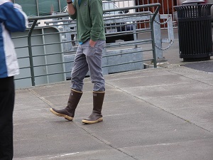 Just another day in boots