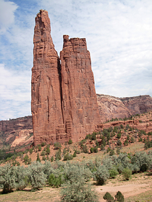 Spider Rock in Canyon de Chelly Navajo Indian Reservation, Arizona, 2007